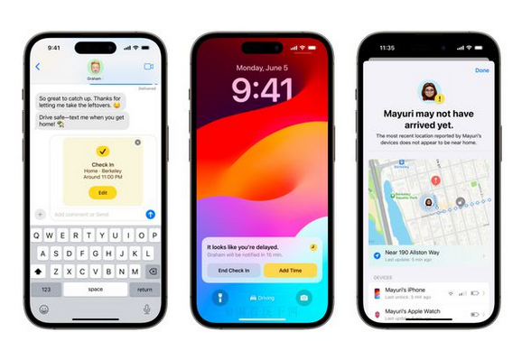 昌洒镇苹果维修站分享如何在iPhone上使用平安确认功能 