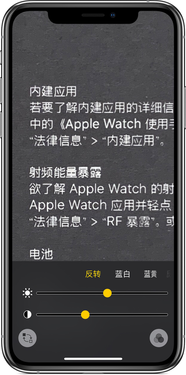 昌洒镇苹果手机维修分享iPhone 小技巧：使用自带的放大器功能放大文字 