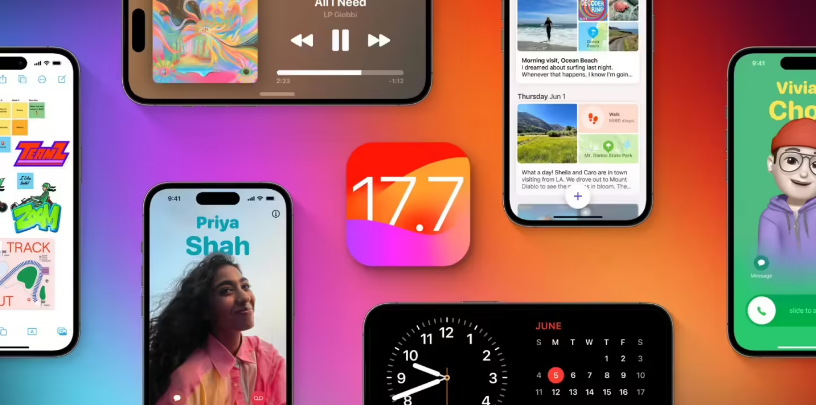 昌洒镇苹果手机维修分享苹果 iOS / iPadOS 17.7.1 正式版推送 